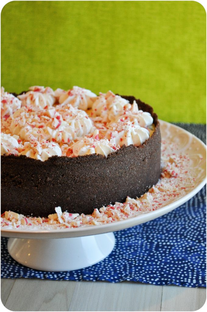 Peppermint Bark Cheesecake