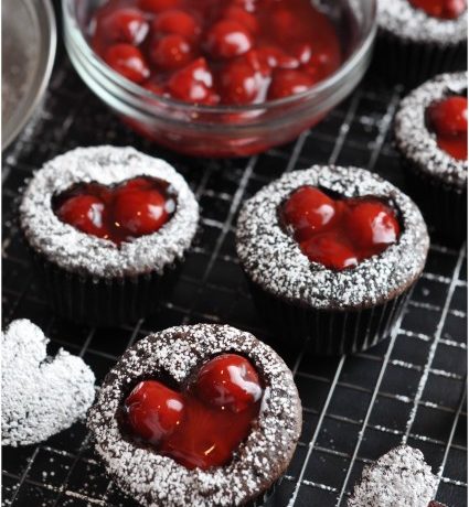 Cherry Cordial Cupcakes