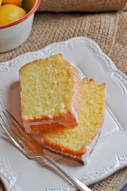 Meyer Lemon Sour Cream Pound Cake