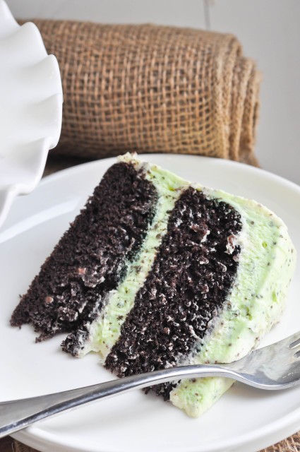 Mint Chocolate Chip Cake