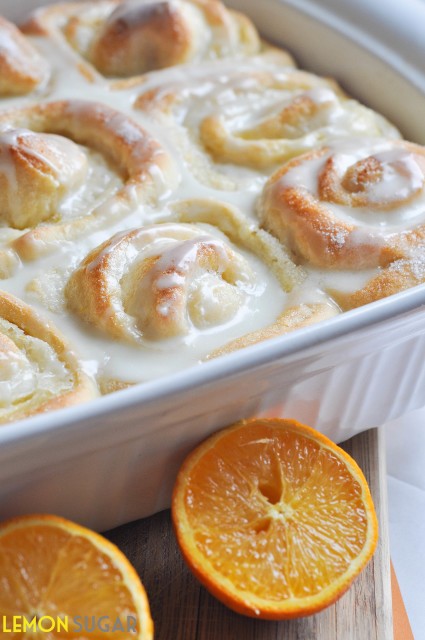 Orange Sweet Rolls by Lemon Sugar