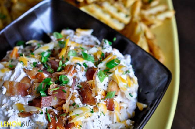 Loaded Baked Potato Dip by Lemon Sugar