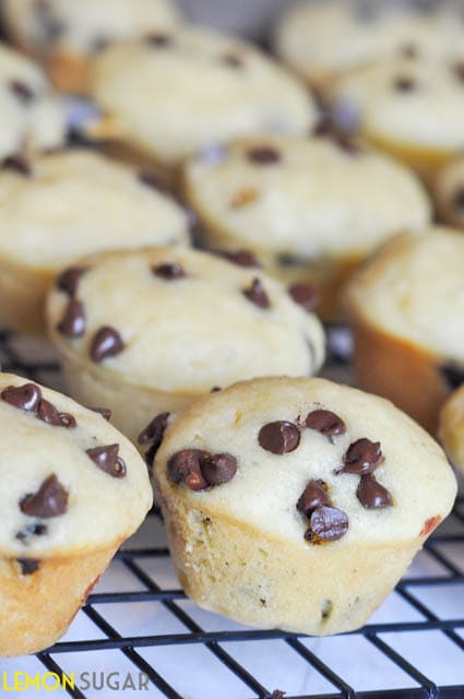 Mini Chocolate Chip Pancake Muffins