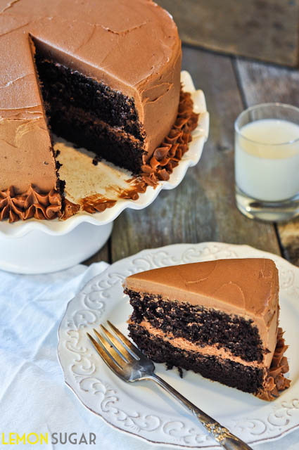 Easy, From Scratch Chocolate Layer Cake | www.lemon-sugar.com