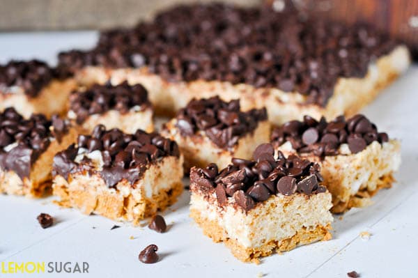 S'mores Rice Krispies Treats | www.lemon-sugar.com