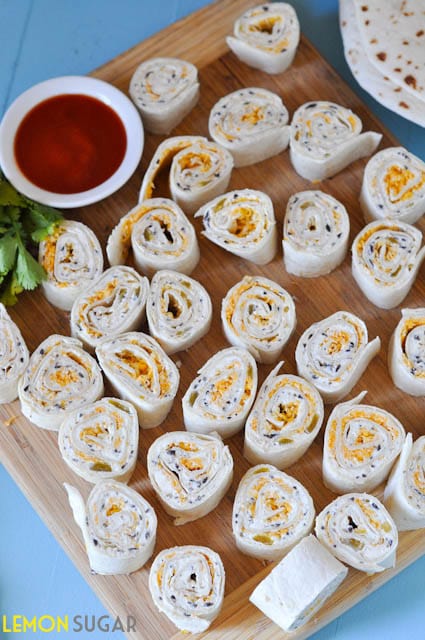 Tortilla Pinwheels | www.lemon-sugar.com