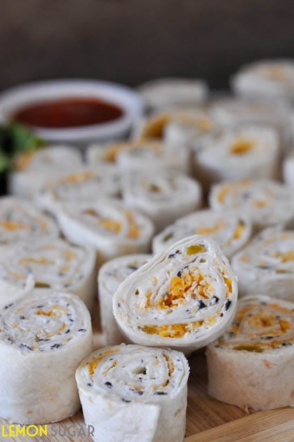 Tortilla Pinwheels | www.lemon-sugar.com