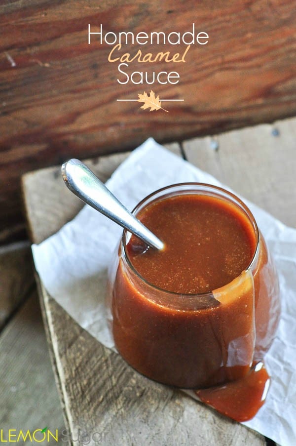 Homemade Caramel Sauce with Sea Salt & Vanilla Bean | www.lemon-sugar.com