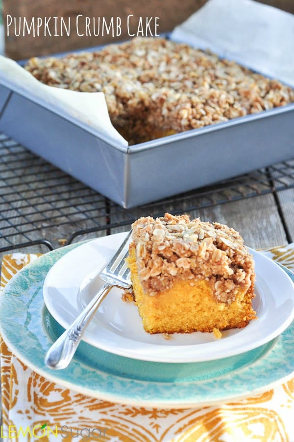 pumpkin crumb cake recipes