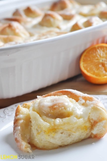 Orange Sweet Rolls | www.lemon-sugar.com