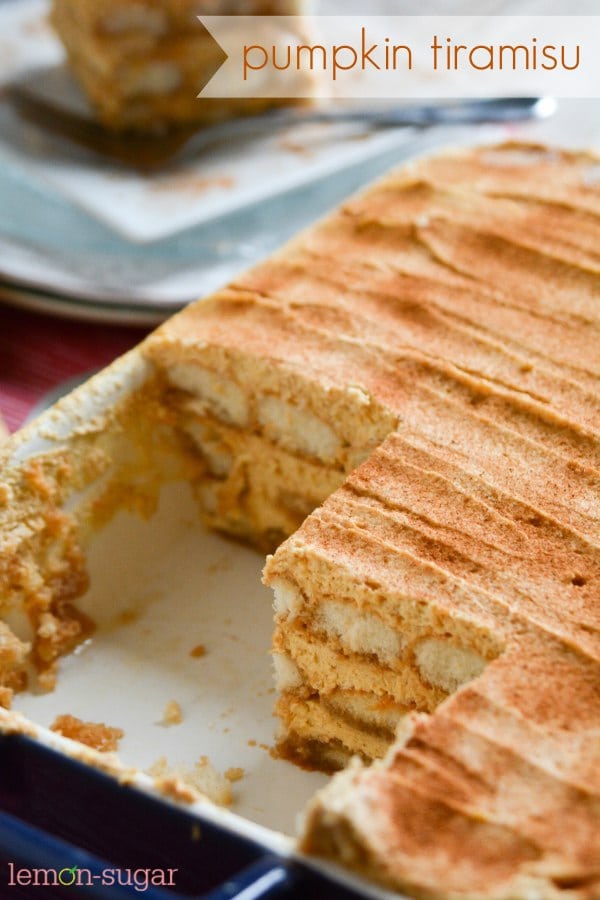 Pumpkin Tiramisu | lemon-sugar.com