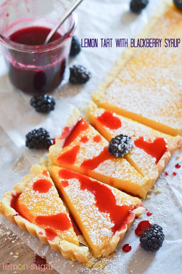 Lemon Blackberry Tart - Lemon Blackberry Tart-FB