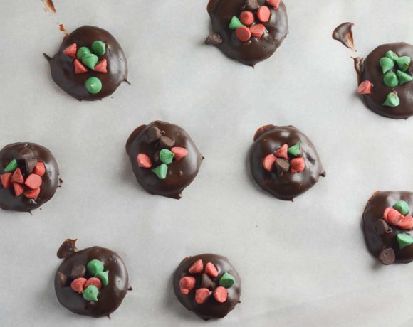 Chocolate Dipped Holiday Cookies